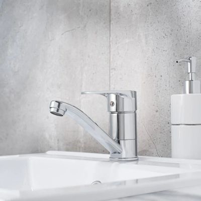 Лот: 24077408. Фото: 1. Смеситель для раковины, РМС, короткий... Смесители