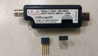 Лот: 11705302. Фото: 1. USB-осциллограф USBscope50 + USB-Частотомер... Лабораторное оборудование, реактивы