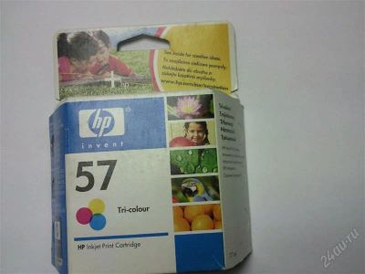 Лот: 820305. Фото: 1. Картридж HP №57 (трёхцветный... Картриджи, расходные материалы
