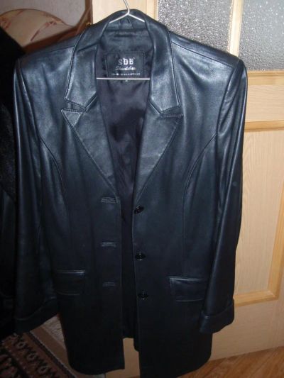 Лот: 8434270. Фото: 1. Куртка-пиджак нат. кожа. Верхняя одежда