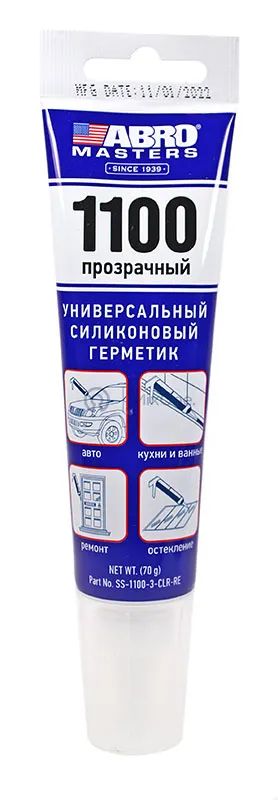 Лот: 23972751. Фото: 1. Abro Masters SS-1100-3-CLR-RE... Клеи, герметики, пена монтажная, клейкие ленты