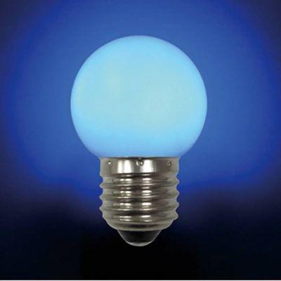 Лот: 10607952. Фото: 1. Лампа светодиодная E27 LB-45-BLUE. Гирлянды, шарики, новогодние аксессуары