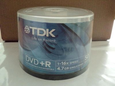 Лот: 3326596. Фото: 1. Диск DVD+R TDK 4.7 Gb, 16x, Cake... CD, DVD, BluRay