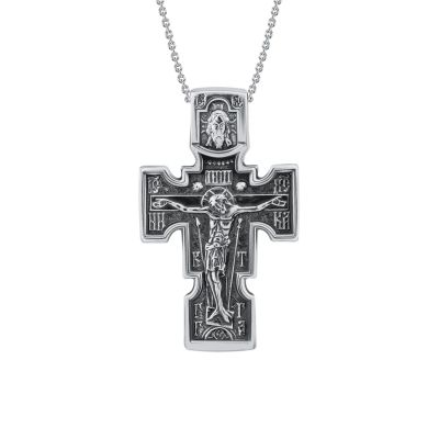 Лот: 23844625. Фото: 1. Серебряный крест. Другое (ювелирные изделия, бижутерия, часы)