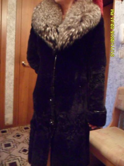 Лот: 6362142. Фото: 1. Шуба мутоновая р.42-44. Верхняя одежда