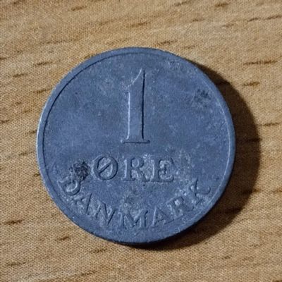 Лот: 19566061. Фото: 1. Дания, 1 эре. 1948. Европа