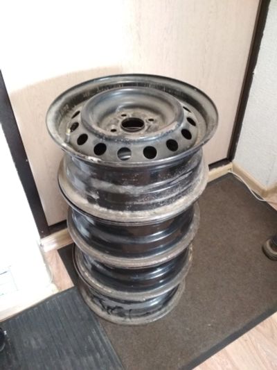 Лот: 14167416. Фото: 1. Диски стальные 4х100 14х5,5 дюймов. Диски