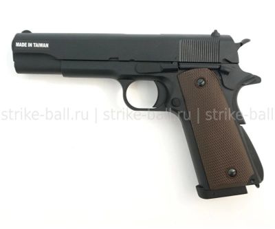Лот: 16239914. Фото: 1. Пистолет KJW Colt M1911 Full Metall... Пейнтбол, страйкбол