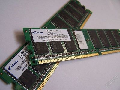 Лот: 836951. Фото: 1. Оперативная память ddr 400 2*256. Оперативная память