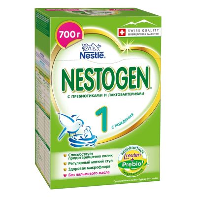 Лот: 14129893. Фото: 1. Смесь Nestle Nestogen 1 - 700г... Детское питание