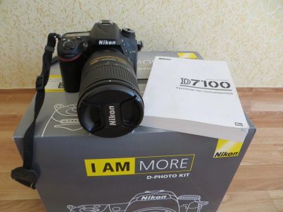 Лот: 4493403. Фото: 1. фотоаппарат Nikon D7100 Kit 18-300... Цифровые зеркальные