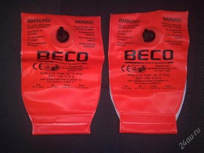Лот: 939373. Фото: 1. Нарукавники надувные BECO. Плавание