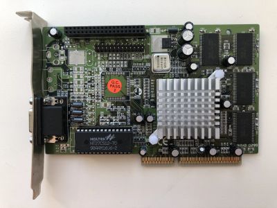 Лот: 25384682. Фото: 1. AGP 8Mb Intel 740 SST-0740 Ретро. Видеокарты