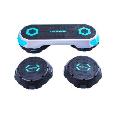 Лот: 22356699. Фото: 1. Степ-платформа Live Pro Step LP8244-BU... Эллиптические, степперы, гребные