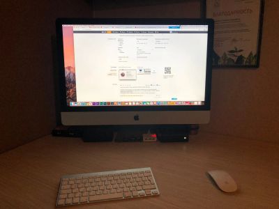 Лот: 11942650. Фото: 1. Imac 27inch, late 2012, i7 3,4ghz... Компьютеры в сборе