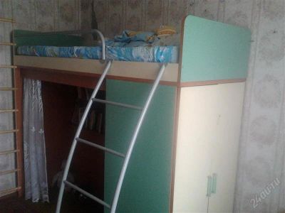 Лот: 2602551. Фото: 1. Кровать-чердак детская. Детские кровати и кроватки