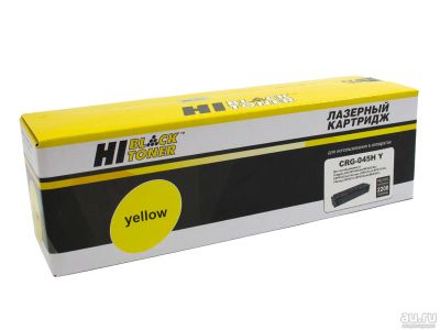 Лот: 17693565. Фото: 1. Картридж Hi-Black (HB-№045H Y... Картриджи, расходные материалы
