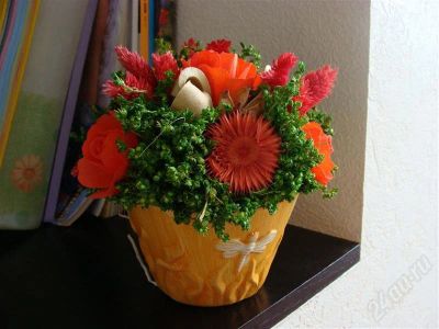 Лот: 675024. Фото: 1. Композиция из сухоцветов. Новая... Искусственные и сувенирные цветы