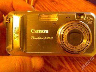 Лот: 355890. Фото: 1. Фотоаппарат Canon Power Shot A450... Цифровые компактные