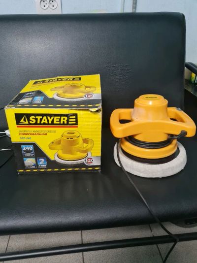 Лот: 24881903. Фото: 1. Полировальная машина Stayer SCP-240. Электроинструмент