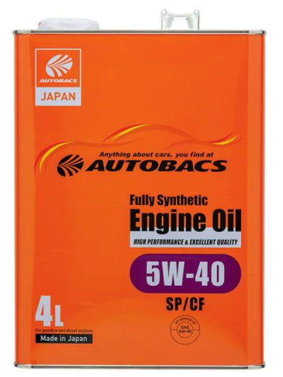 Лот: 11869890. Фото: 1. Масло Autobacs FS 5W-40 4L (Япония... Масла, жидкости