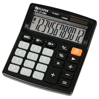 Лот: 25340399. Фото: 1. Калькулятор ELEVEN SDC-812NR 12... Калькуляторы