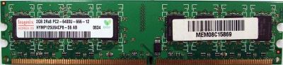 Лот: 2959290. Фото: 1. Память Hynix DDR2-800 2048MB PC2-6400. Оперативная память
