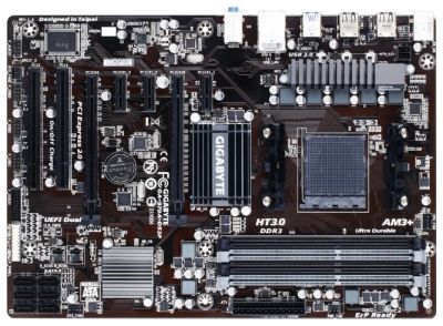 Лот: 4430944. Фото: 1. Gigabyte GA-970A-DS3P + AMD Athlon... Материнские платы