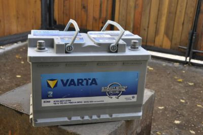 Лот: 6225158. Фото: 1. Гелиевый Аккумулятор Varta Start-Stop... Аккумуляторы