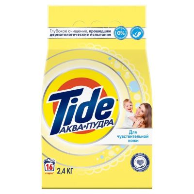 Лот: 24117207. Фото: 1. Стиральный порошок Tide, 2.4 кг... Бытовая химия