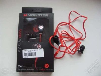 Лот: 1894207. Фото: 1. наушники monster beats tour ie. Наушники, гарнитуры