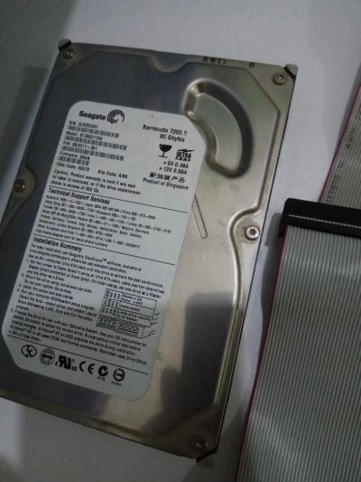 Лот: 11454139. Фото: 1. Винчестер, HDD, жёсткий диск 80gb... Жёсткие диски (HDD)