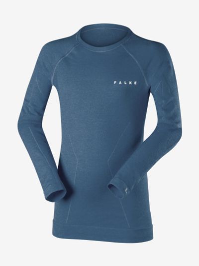 Лот: 22422901. Фото: 1. Детский термолонгслив FALKE, Синий. Другое (спортивная одежда)