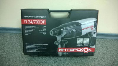 Лот: 5658012. Фото: 1. Перфоратор Интерскол П-24/700ЭР. Электроинструмент