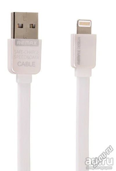 Лот: 12998391. Фото: 1. USB дата кабель Lightning Remax... Дата-кабели, переходники