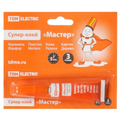 Лот: 24122933. Фото: 1. Супер клей TDM Electric, моментальный... Клеи, герметики, пена монтажная, клейкие ленты