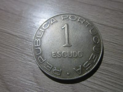 Лот: 23554760. Фото: 1. Португалия мозамбик 1 эскудо 1936г. Европа
