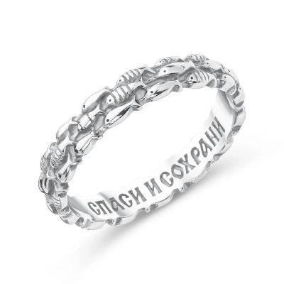 Лот: 23809223. Фото: 1. Серебряное кольцо. Кольца, перстни