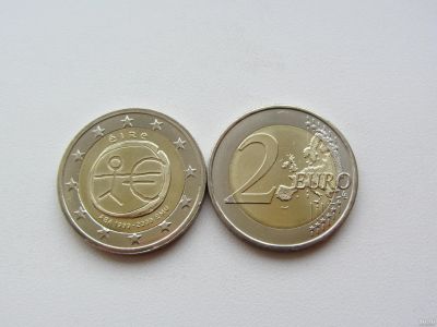 Лот: 13513206. Фото: 1. Ирландия 2 евро 2009 " 10 лет... Европа
