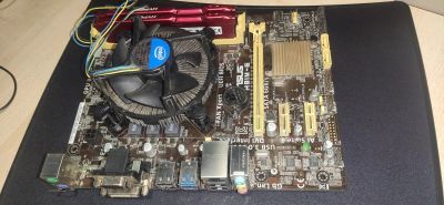 Лот: 18338570. Фото: 1. Intel Core i5 4570 / Asus H-81M-E... Процессоры