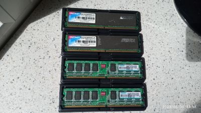 Лот: 20664455. Фото: 1. Память DDR2 1GB 1066MHz 4шт. Оперативная память