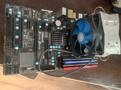 Лот: 25064223. Фото: 1. ASRock 970DE3c+FX 6300+ 12Gb Ram... Комплекты запчастей