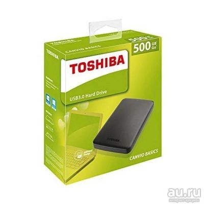 Лот: 11811593. Фото: 1. Внешний жесткий диск Toshiba 500GB. Внешние жесткие диски