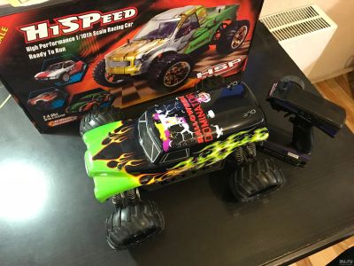 Лот: 13481579. Фото: 1. Радиоуправляемый джип HSP Monster... Машины и техника