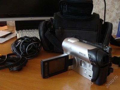 Лот: 2606917. Фото: 1. видеокамера Sony DCR-DVD106E. Видеокамеры