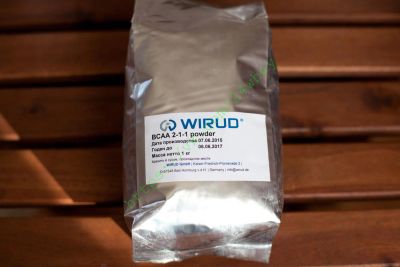 Лот: 6595458. Фото: 1. WIRUD BCAA (2:1:1) powder, 1 кг... Спортивное питание, витамины