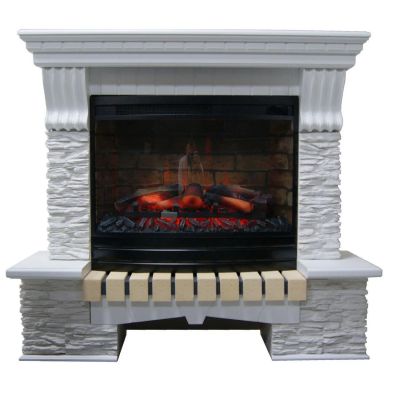 Лот: 25267059. Фото: 1. Электрокамин Inter Flame Экстер... Камины, печи-камины