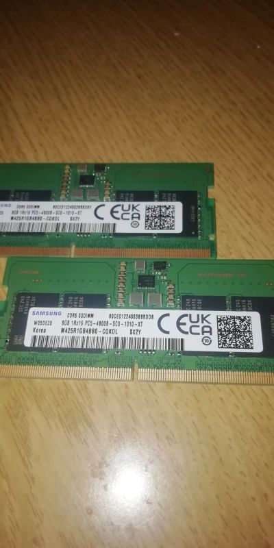 Лот: 21068711. Фото: 1. Комплект 16 Gb SoDimm DDR5 8х2. Оперативная память