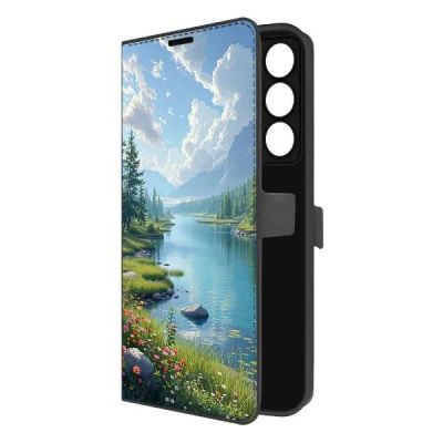 Лот: 25542918. Фото: 1. Чехол Krutoff Eco Book "Наши просторы... Чехлы, бамперы