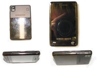 Лот: 1234377. Фото: 1. Samsung SGH-P520 Giorgio Armani. Кнопочные мобильные телефоны